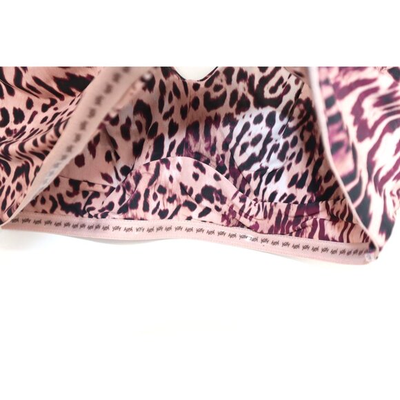 Yitty Leopard Print Womens Bra Top 2X Adjustable Strap Stretch Feminine Coquette - Picture 7 of 8